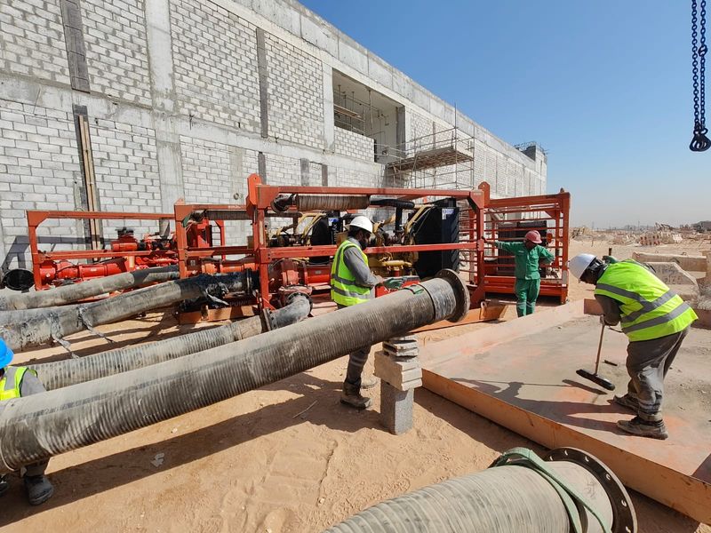 Professional Flushing Services by SAP Pumps in Saudi Arabia